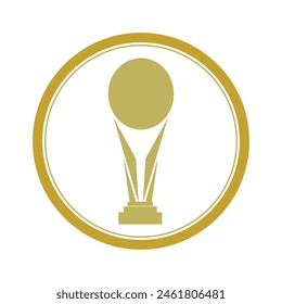 Best champions cup trophy vector design. Champion cup winner trophy award