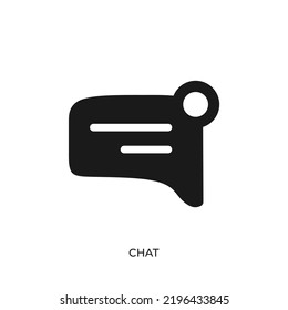 The best Chat icon vector. Symbol illustration in unique trendy style. From Online Store icons theme collections. Suitable for many purpose.