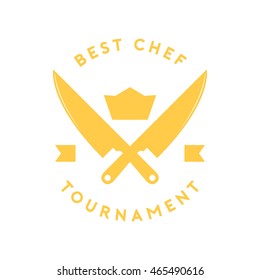 Best chef badge vector illustration