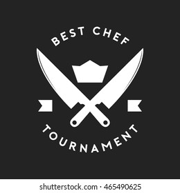 Best chef badge vector illustration