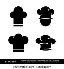 The best Chef Hat icons vector collection, illustration logo template in trendy style. Suitable for many purposes.