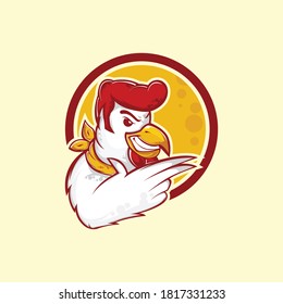 best chicken logo vector illustration 