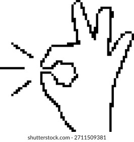 Best choice 8-bit pixel icon. Vector illustration.