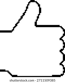 Icono de píxel de 8 bits de la mejor opción. Ilustración vectorial.