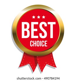 Best Choice badge vector