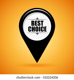 best choice design, vector illustration eps10 graphic 