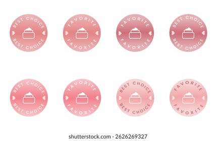 best choice face cream cosmetic badge rose gold color 