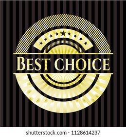 Best Choice gold emblem