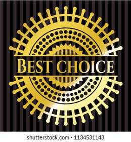 Best Choice gold emblem