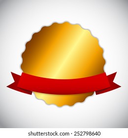Best Choice Golden Label Vector Illustration