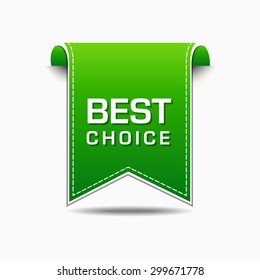 Best Choice Green Vector Icon Design