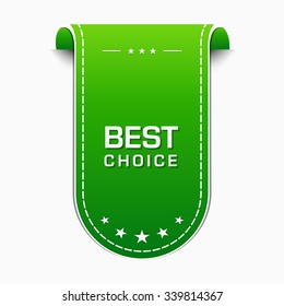 Best Choice Green Vector Icon Design