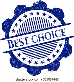 Best Choice grunge stamp