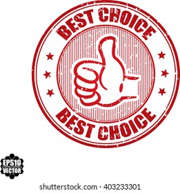 Best choice grunge stamp.Vector