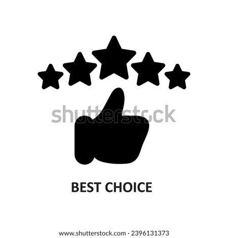 Best Choice icon. filed best choice icon for web design, apps on white background..eps