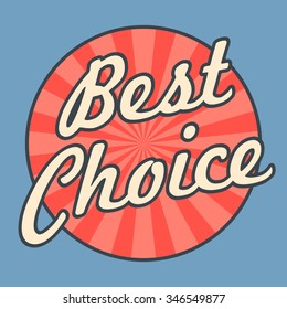 Best Choice Label