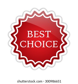 Best choice label icon