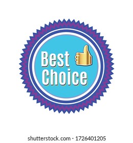 best choice label is a piece of paper,plastic film,cloth,metal or other material affixed to a container or product.
