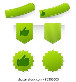 Best Choice Label Set, Isolated On White Background, Vector Illustration