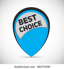 Best Choice Label. Vector Illustration EPS10