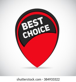 Best Choice Label. Vector Illustration EPS10