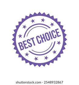 Best Choice Letter Rubber Stamp Template