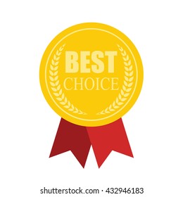 Best Choice Modern Icon. Vector Illustration
