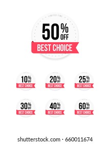 Best Choice % Off Labels