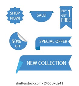 Best choice, order now, special offer, new collection, free delivery sale banners. Red ribbons, tags and stickers. Vector free shipping illustration.