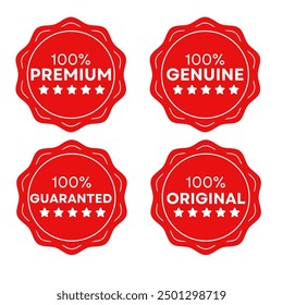 Best choice, order now, special offer, Premium Quality new and big sale banners. Red ribbons, tags and stickers. Vector illustration.