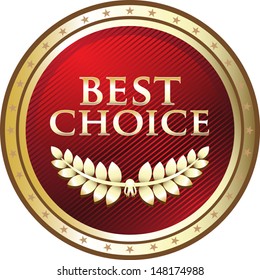 Best Choice Red Medal