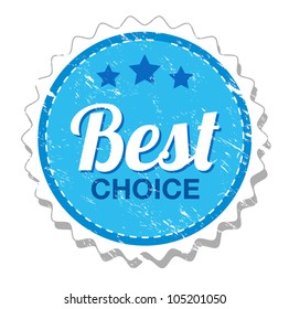 Best choice retro label