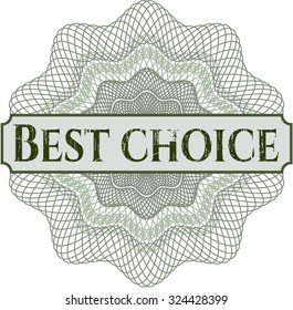 Beste Choice-Rosette