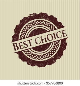 Best Choice rubber seal with grunge texture
