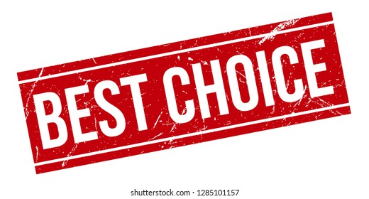 Best choice rubber stamp. Red best choice rubber grunge stamp vector illustration - Vector