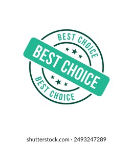 Best Choice Rubber Stamp Sign