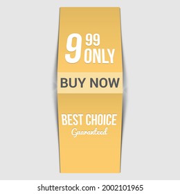 Best Choice sale tag label vector design