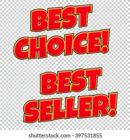Best choice and Best Seller banners set.You can be used for banners, flyers, outdoor printing, web.