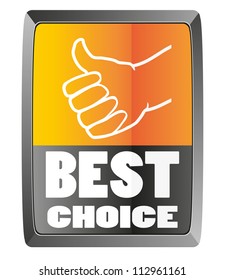 Best choice sign