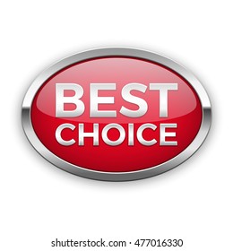 Best choice silver badge, vector