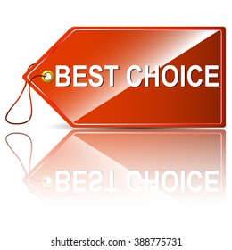 Best Choice Special Discount Label / Offer Price Tag Vector
