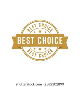 Best Choice Stamp Seal Vector Template