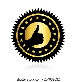 Best choice sticker / label isolate on white background