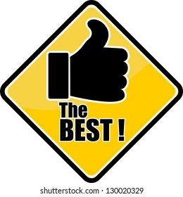 Best choice symbol, vector illustration