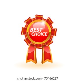 Best choice tag. Vector