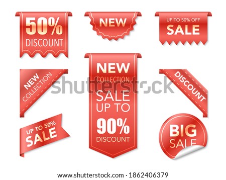 Best choice tags. Labels isolated on white background. Best choice 3d ribbon banners. Sale promotion, website stickers, new offer badge collection. Vector illustration