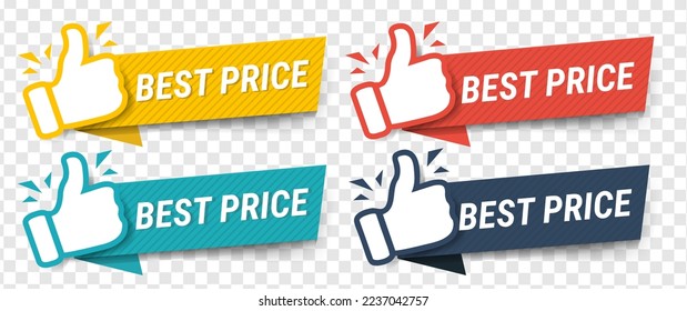 Best Choice With Transparent Background With Gradient Mesh, Vector Illustration