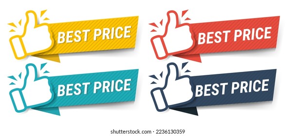 Best Choice With White Background With Gradient Mesh, Vector Illustration
