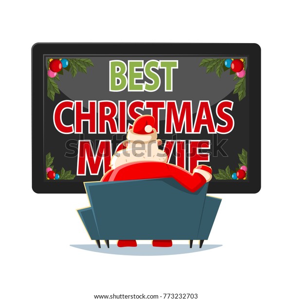 Best Christmas Movies Vector Cartoon Illustration Stock Vector (Royalty ...