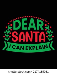 Best Christmas T-shirt Design Vector